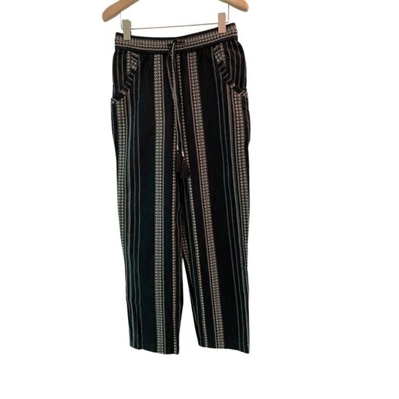 Anthropologie Essential Striped Beach Pants - Picture 2 of 6